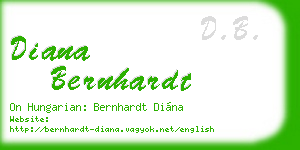 diana bernhardt business card
